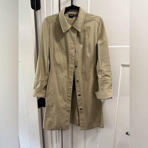 Vintage GAP Longline Trench Coat – Fall 2001 – Size M